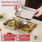 🔥2024-Hot Sale🎁-49% OFF-Stainless Steel Square Plate（With Lid）