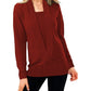 2024 NEW Women's Solid Color Pullover Cropped Knitted Jumpers