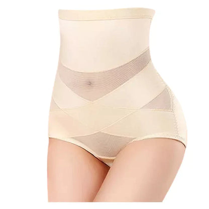 Cross Compression Abs Shaping Pants Women Slimming Body Shaper Tummy Control