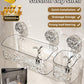Light Luxury Style Glacier Pattern Suction Cup Shelf